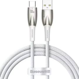 Кабель «Baseus» Glimmer, CADH000402, white, 1 м