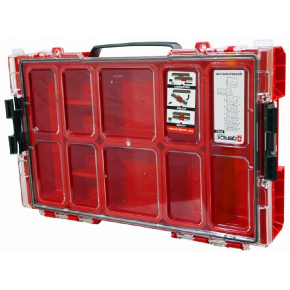 Ящик для инструментов «Qbrick System» Pro Organizer 100 Red Ultra HD, ORGQPro100CZEPG001, красный