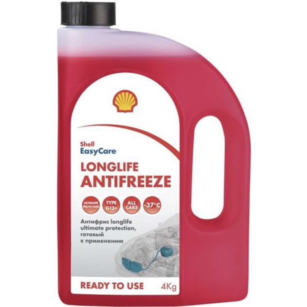 Антифриз «Shell» Longlife Ultimate, PU74B, 4 кг