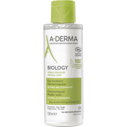 Мицеллярная вода «A-Derma» Biology, дерматологическая, 100 мл