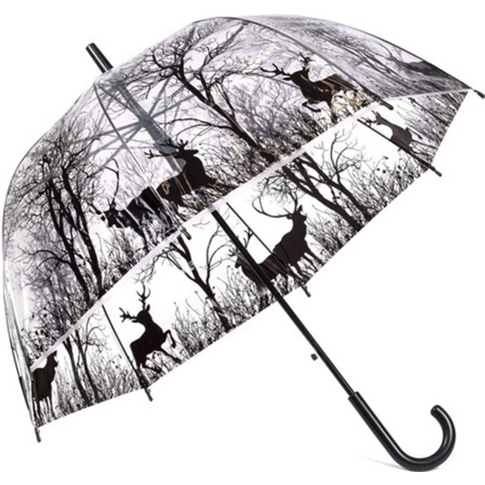 Зонт-трость «Belbohemia» складной полуавтоматический, 28089625, 80 см