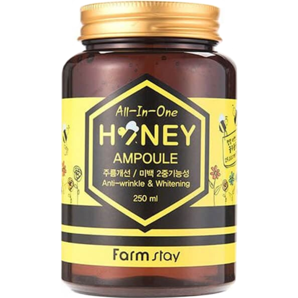 Срочный товар! Сыворотка для лица «Farmstay» All in one honey ampoule, с медом, 250 мл