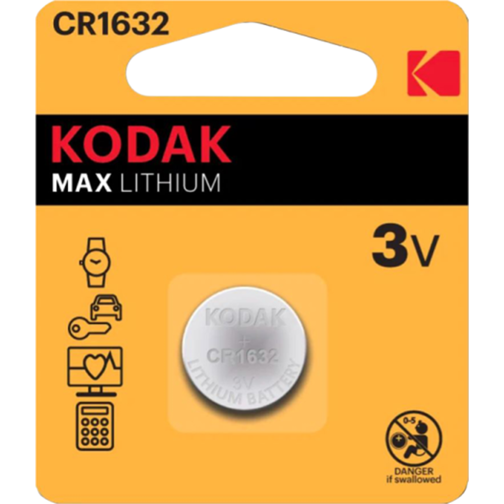 Батарейка «Kodak» CR1632-1BL, Б0029113