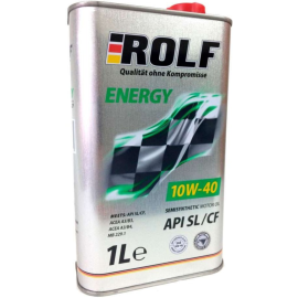 Масло моторное «Rolf» Energy SAE 10W-40 API SL/CF, 322424, 1 л