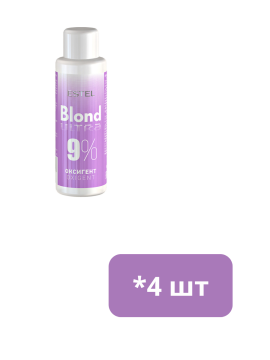 Оксигент для волос Estel Ultra Blond 9% 60мл - 4  шт