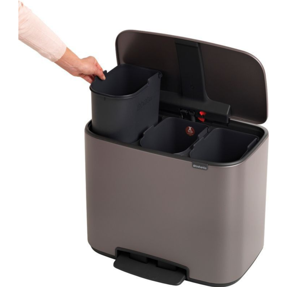 Мусорное ведро «Brabantia» Bo Pedal Bin, 121067, 33 л