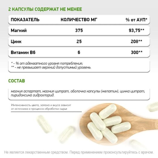 ЗМА NaturalSupp ZMA (60 капс)