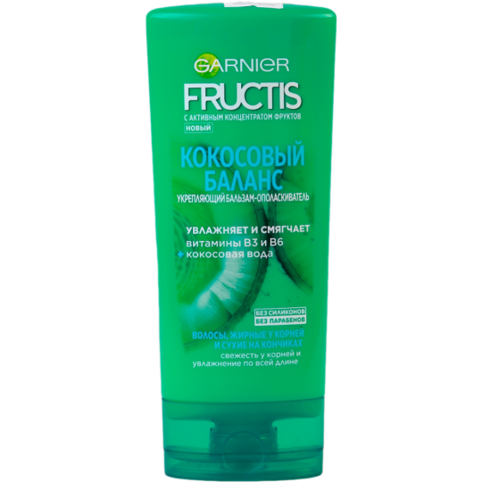 Бальзам-ополаскиватель «Fructis» кокосовый баланс, 200 мл