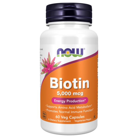 Биотин 5000 Now Foods Biotin 5000 , 60 капс.