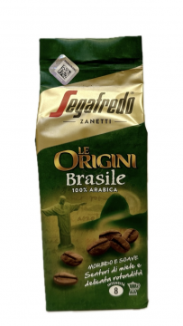 Кофе SEGAFREDO ZANETTI молотый "Le Origini Brasile", 250г.