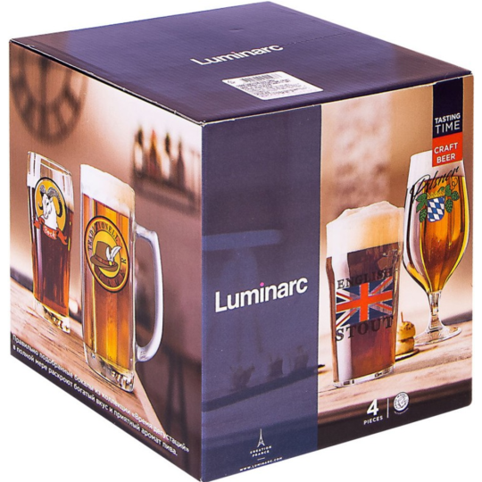 Набор бокалов «Luminarc» Tasting Time. Craft beer, P9587, 4 шт