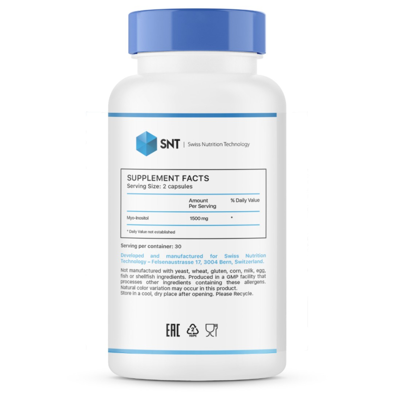 Myo-Inositol, 60 капсул от SNT Венгрия