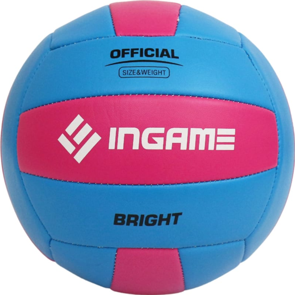 Волейбольный мяч «Ingame» Bright, голубой/розовый
