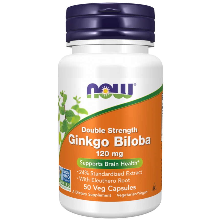 Гинкго Билоба Now Foods Ginkgo Biloba, 50 капс.