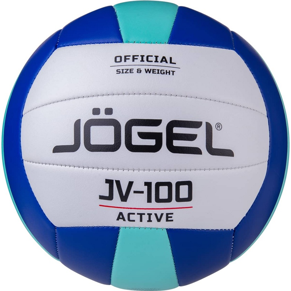 Волейбольный мяч «Jogel» JV-100, размер 5, синий/мятный