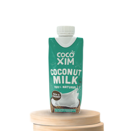 Кокосовое молоко натуральное, 17-19%, 4 упаковки по 330 мл