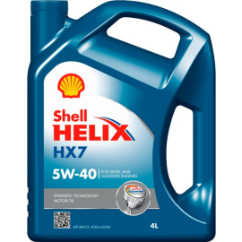 Масло моторное «Shell» Helix HX7 5W-40, 550051497, 4 л