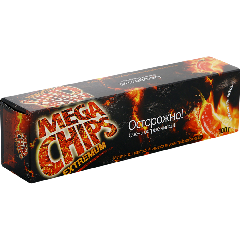 Чипсы картофельные «Mega Chips» Extremum, со вкусом тайского перца, 100 г #0