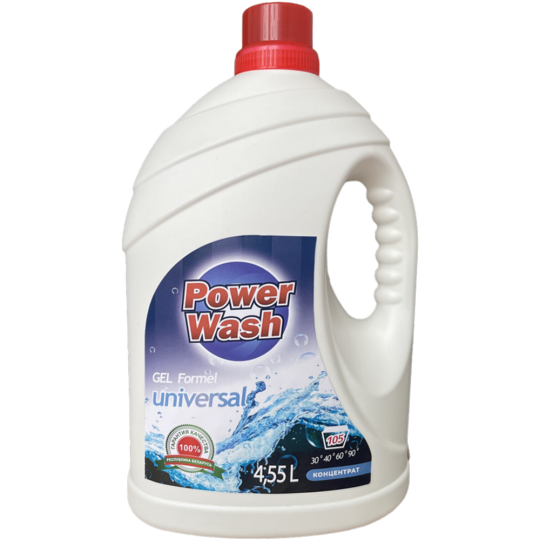 Гель для стирки «Power Wash» Universal, 4.55 л