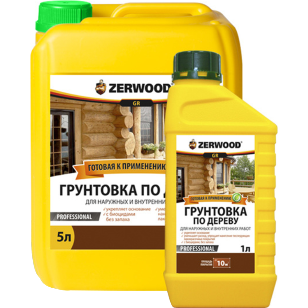 Картинка товара Грунтовка по дереву «Zerwood» 1 л