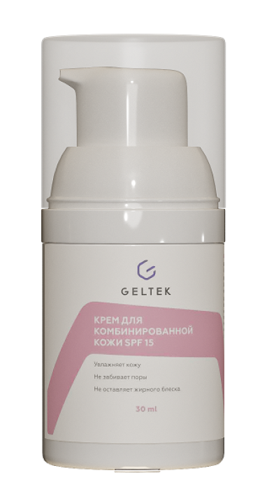 Крем для лица Geltek SPF 15 для комбинированной кожи 30мл