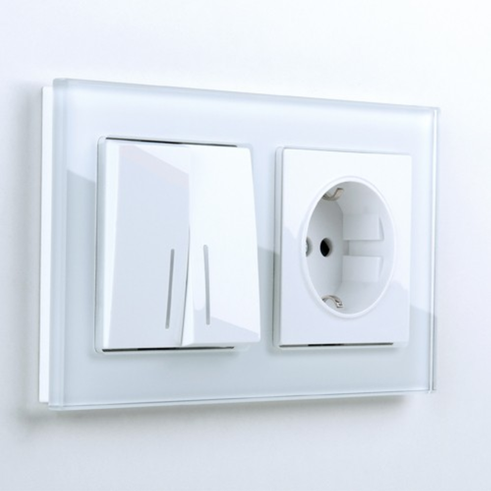 Рамка «Werkel» Favorit, WL01-Frame-05, a030772, натуральное стекло