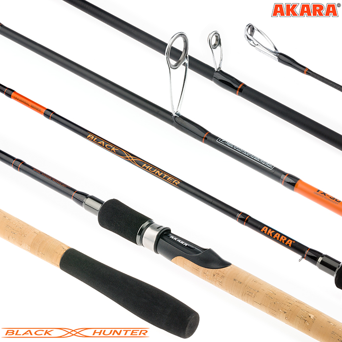 Спиннинг Akara Black Hunter (28-80) XH802 2,44 м