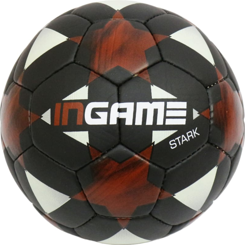 Футбольный мяч «Ingame» Stark IFB-121, размер 5, черный/красный