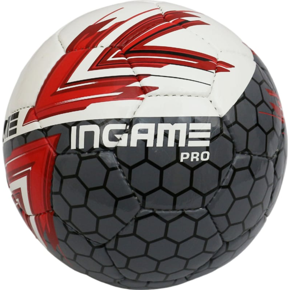 Футбольный мяч «Ingame» Pro IFB-115 №5, красный/черный