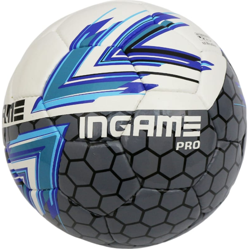 Футбольный мяч «Ingame» Pro №5 IFB-115, синий/черный