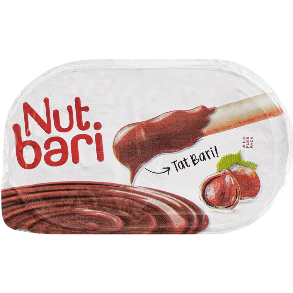 Паста ореховая «Nut bari» с какао и печеньем, 52 г #1