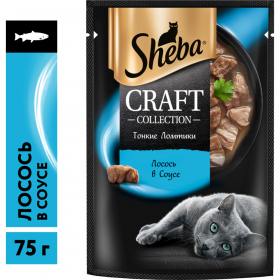Корм для кошек «Sheba» Craft Collection, лосось, 75г