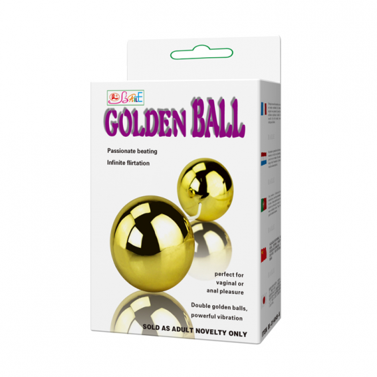 Вагинальные шарики Golden Balls с вибрацией