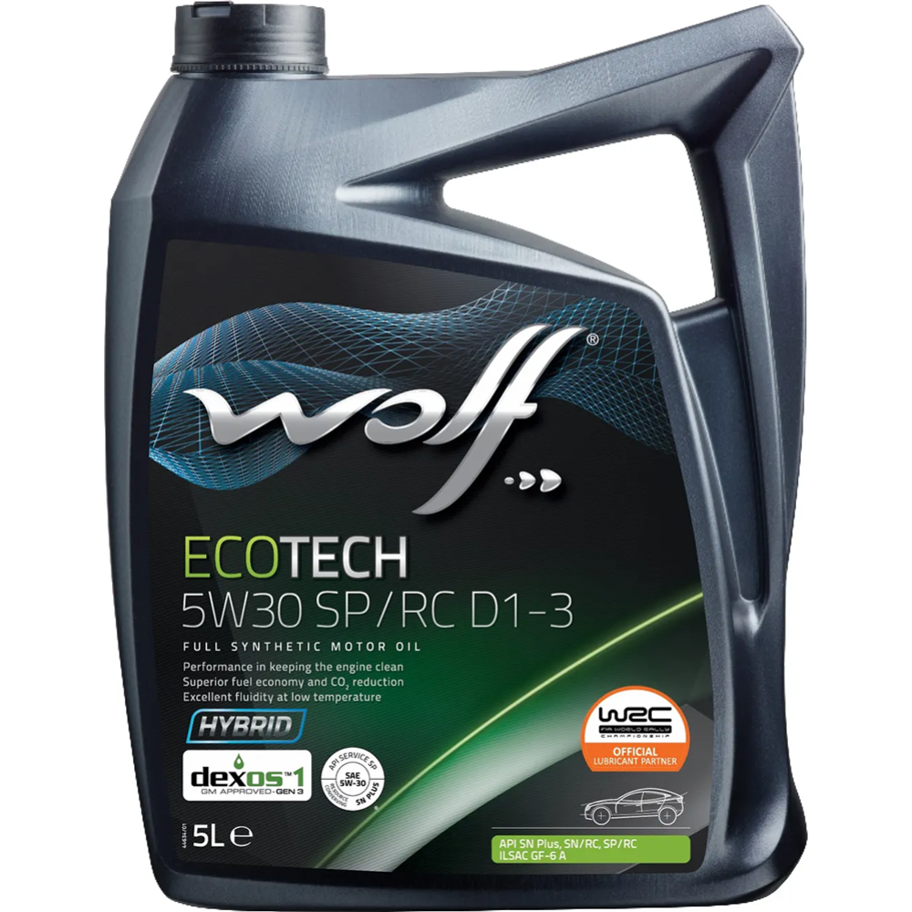 Масло моторное «Wolf» EcoTech 5W-30 SP/RC D1-3, 16175/5, 5 л