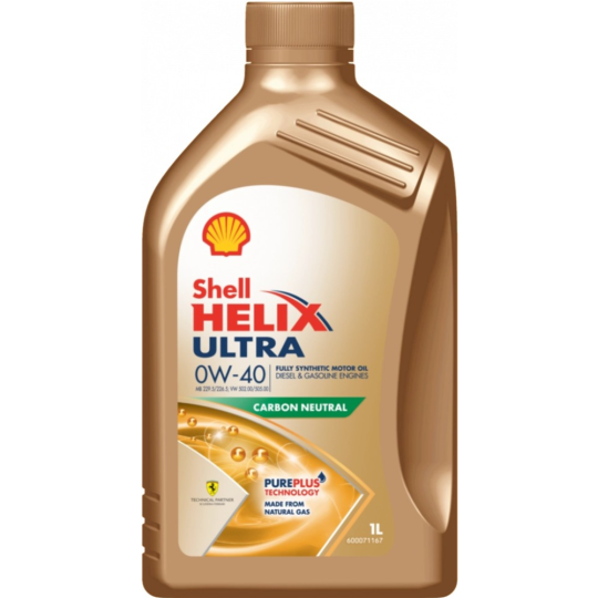 Масло моторное «Shell» Helix Ultra 0W-40, 550065926, 1 л