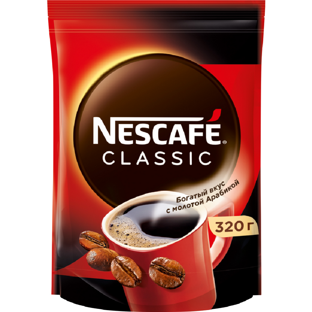 Кофе растворимый «Nescafe Classic», с добавлением молотого, 320 г