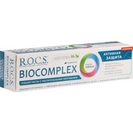 Зубная паста «R.O.C.S.» Biocomplex Активная защита, 94 г