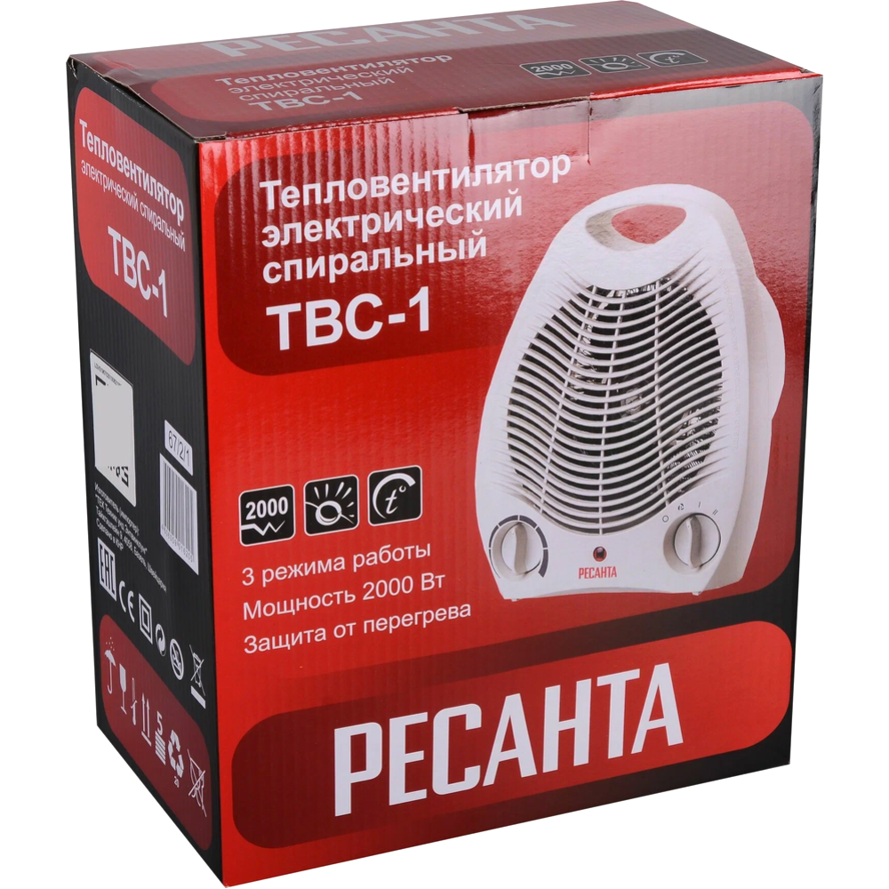 Тепловентилятор «Ресанта» ТВС-1, 67/2/1