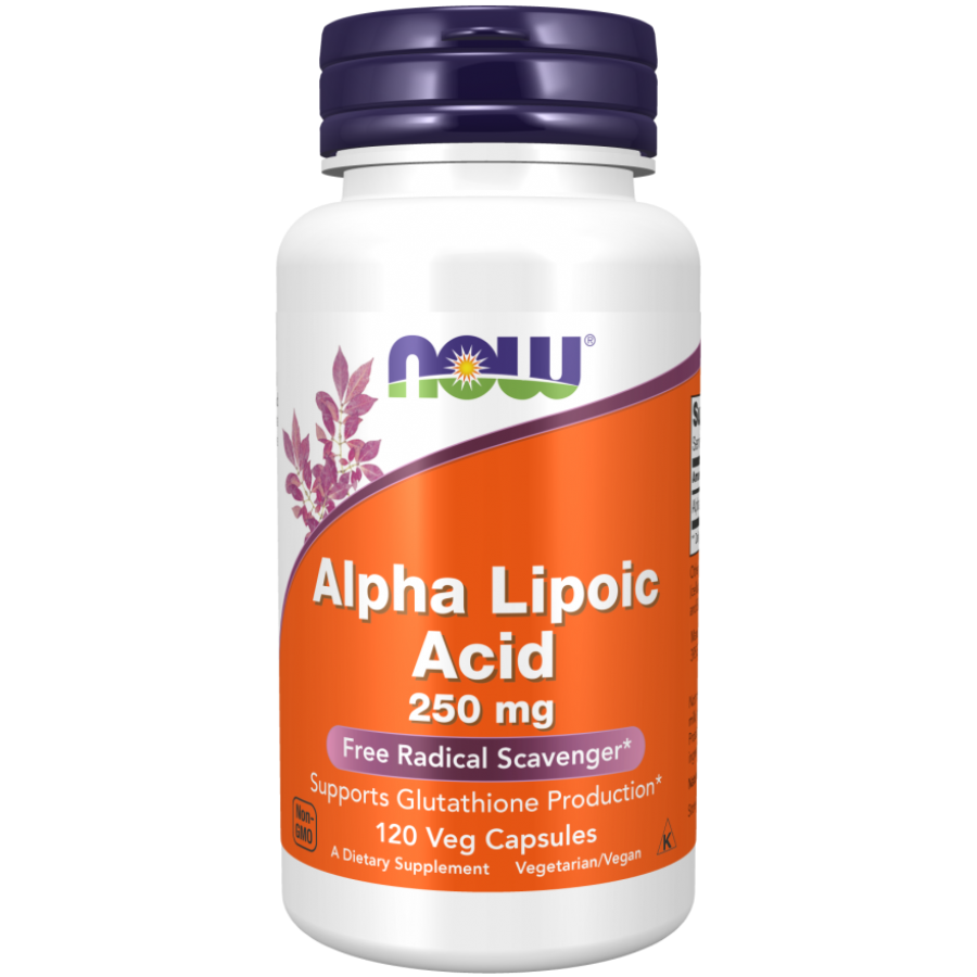 Альфа-липоевая кислота Now Foods Alpha Lipoic Acid, 250 мг, 120 капс.