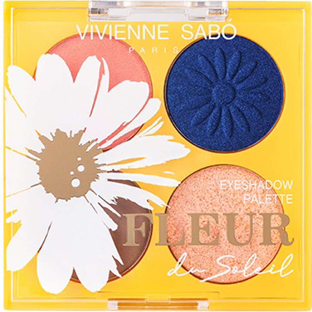 Палетка теней «Vivienne Sabo» Fleur du soleil, 02, 4.8 г