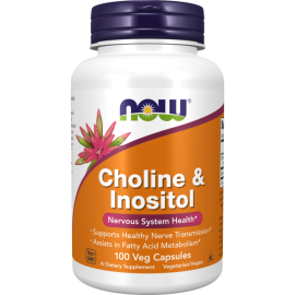 Холин & Инозитол NOW Foods Choline & Inositol,100 вег. капс.