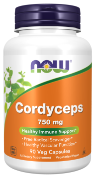 Кордицепс Now Foods Cordyceps, 90 капс.