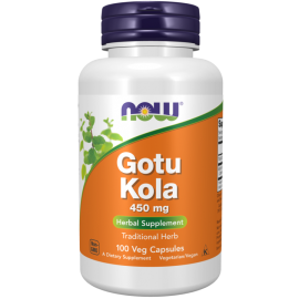 Готу Кола Now Foods Gotu Kola, 450 мг, 100 капс.