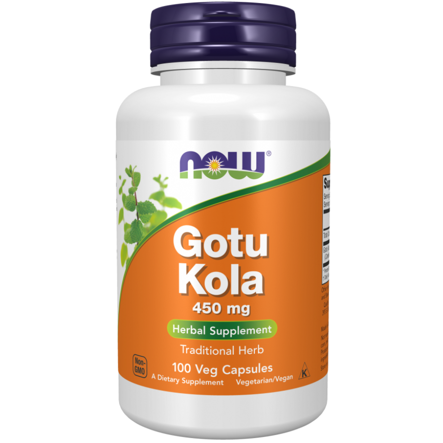 Готу Кола Now Foods Gotu Kola, 450 мг, 100 капс.