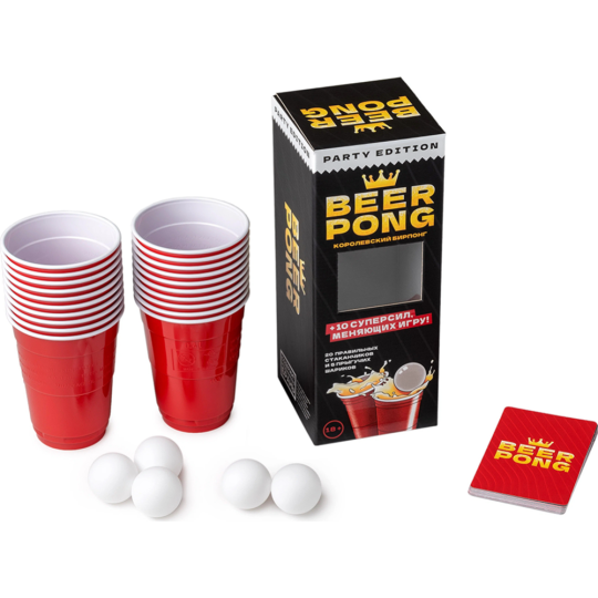 Настольная игра «Gaga games» Beer Pong. Королевский бирпонг, GG328