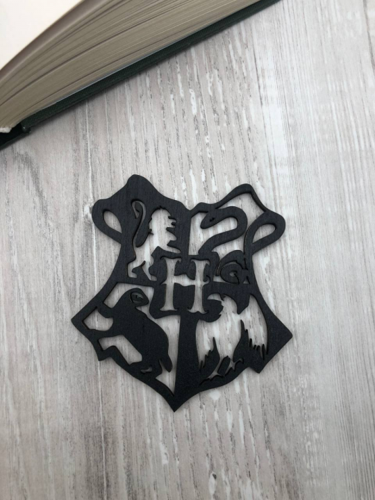 Держатель страниц на палец, закладка и подставка «Гарри Поттер» черный