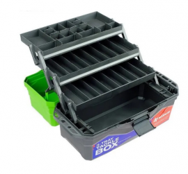 Ящик для снастей Tackle Box трехполочный NISUS, зеленый