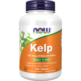 Келп Now Foods Kelp, 150 мкг, 200 таб.