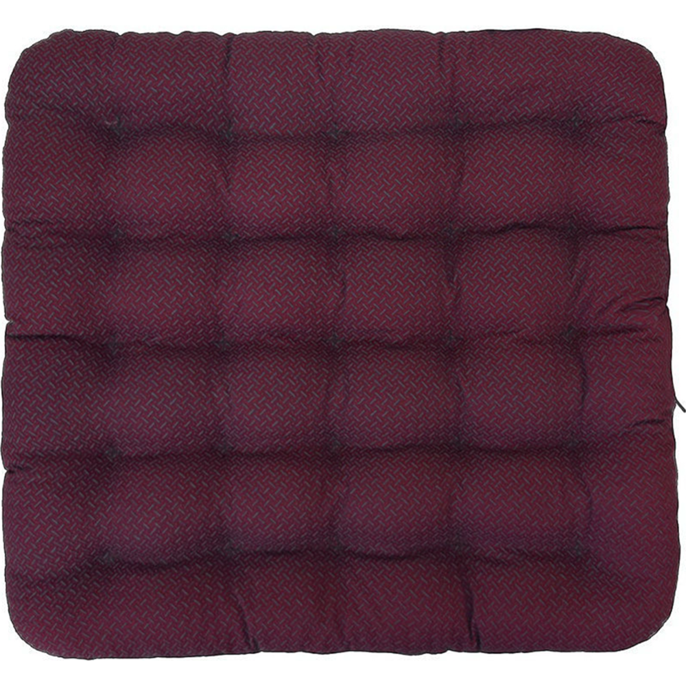 Подушка «Smart Textile» на стул, Уют-Премиум, ST167, лузга гречихи, бордовый, 40x40 см