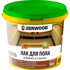 Лак для пола бань и саун «Zerwood» с воском, 900 г